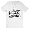 Men's Against Animal Testing Shirt - PrimaVegan