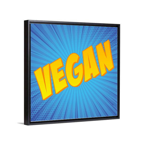 Vegan Pop Art Canvas - PrimaVegan