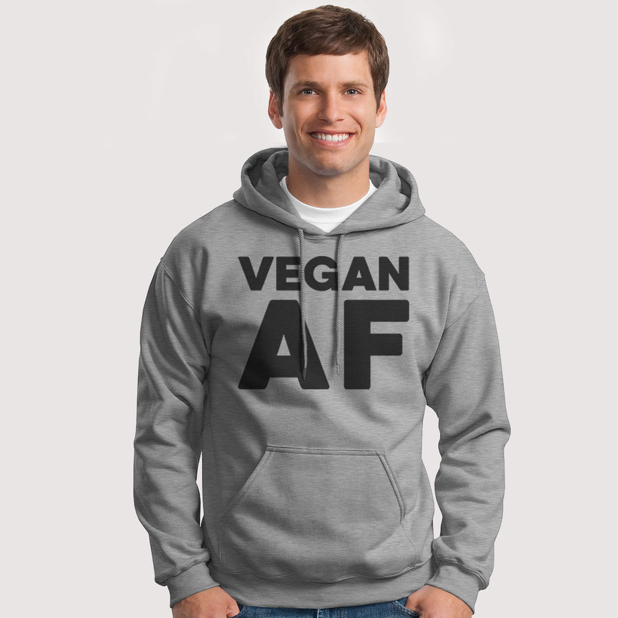 Men's Vegan AF Hoodie - PrimaVegan