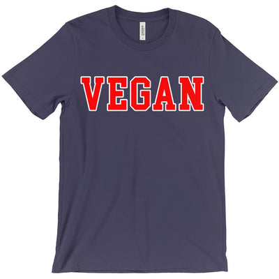 Men's Vegan College T-Shirt - PrimaVegan