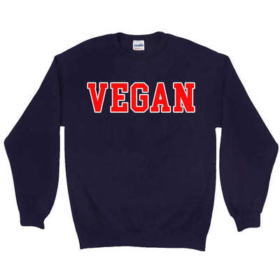 Men's Vegan College Sweatshirt - PrimaVegan