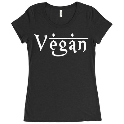 Women's Vegan Sanskrit T-Shirt - PrimaVegan