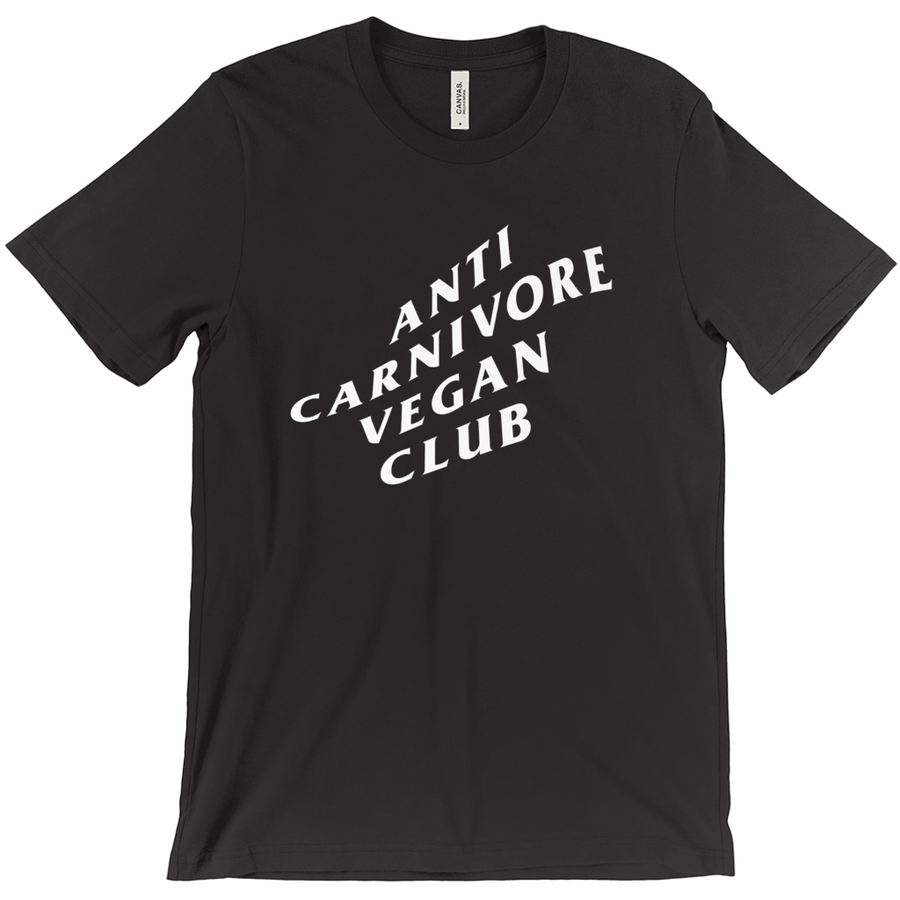 Women's Anti Carnivore Vegan Club T-Shirt - PrimaVegan