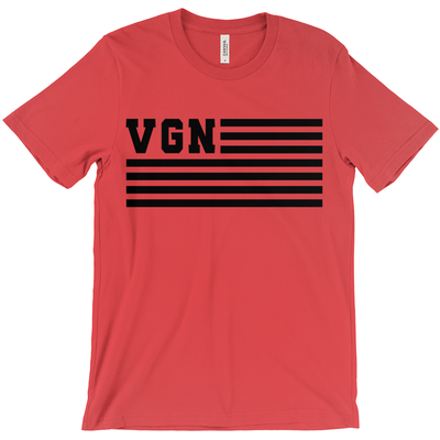 Men's VGN Flag T-Shirt - PrimaVegan