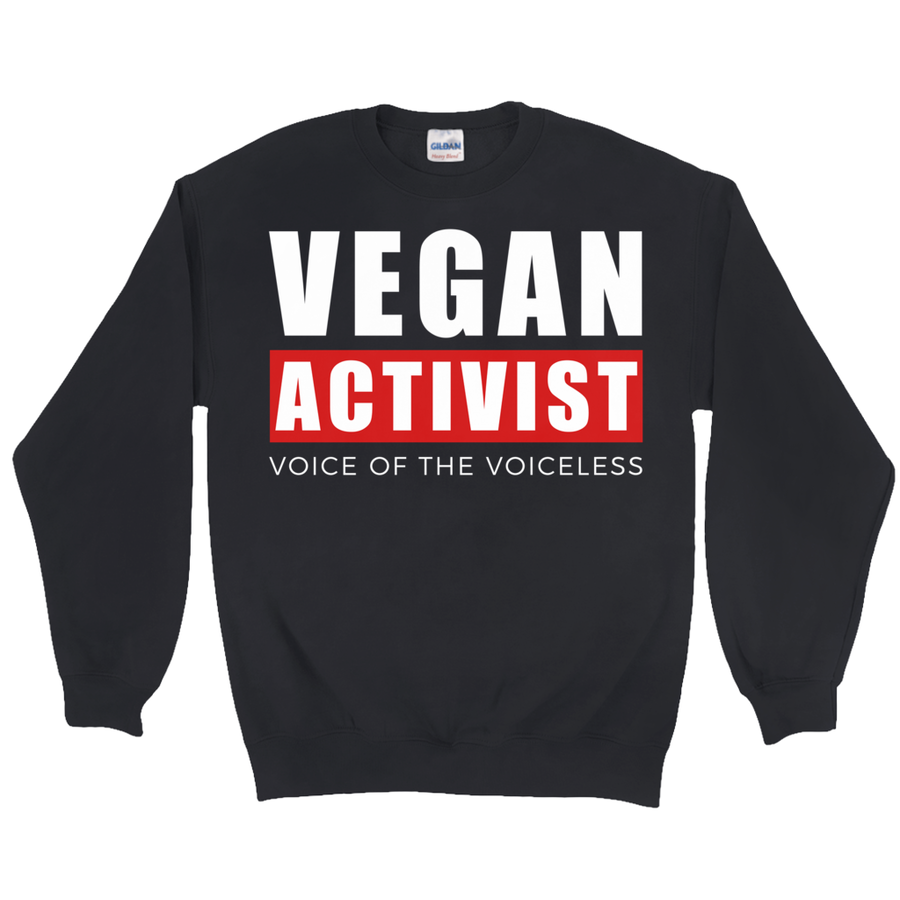Men's Vegan Activist Sweatshirt - PrimaVegan