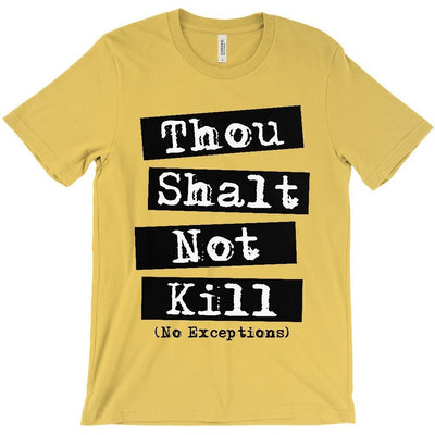 Men's Thou Shalt Not Kill T-Shirt - PrimaVegan