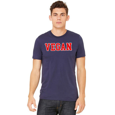 Men's Vegan College T-Shirt - PrimaVegan