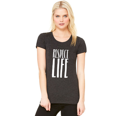 Women's Respect Life T-Shirt - PrimaVegan