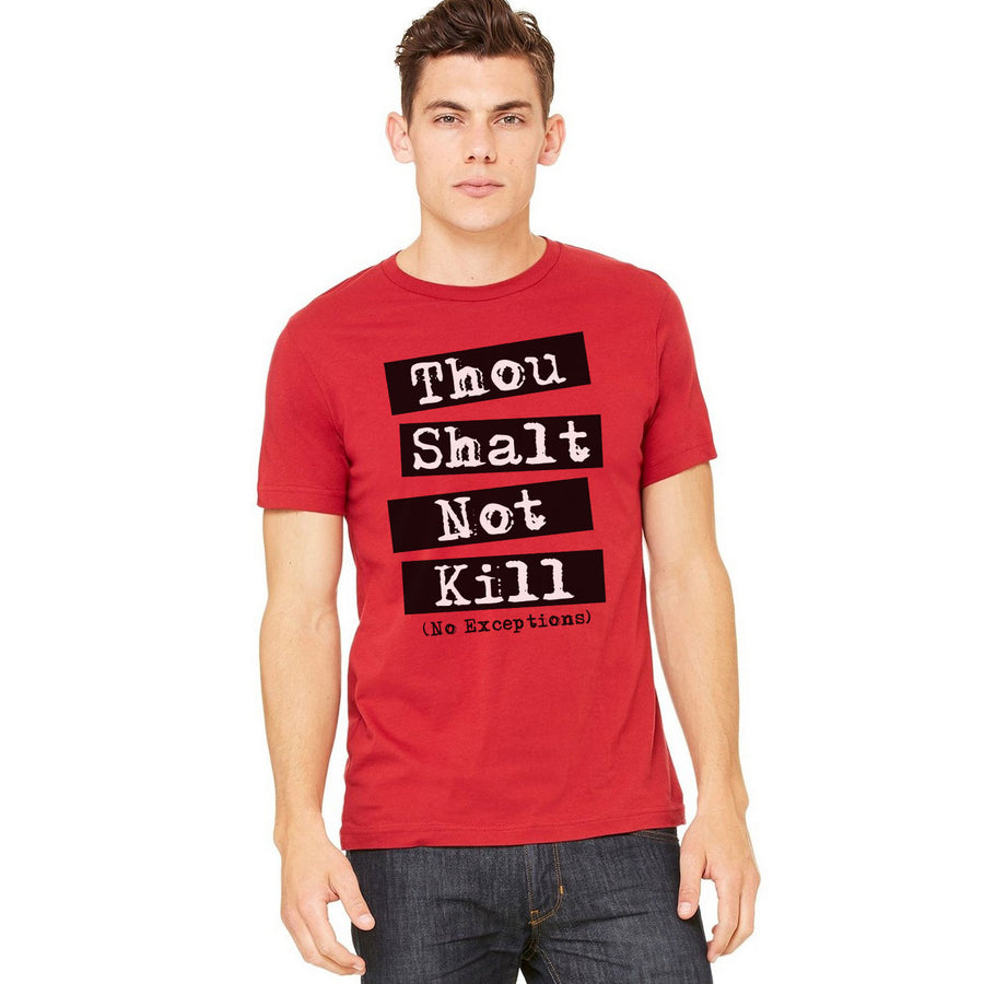 Men's Thou Shalt Not Kill T-Shirt - PrimaVegan