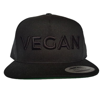 Vegan Double Black Hat 3D - PrimaVegan